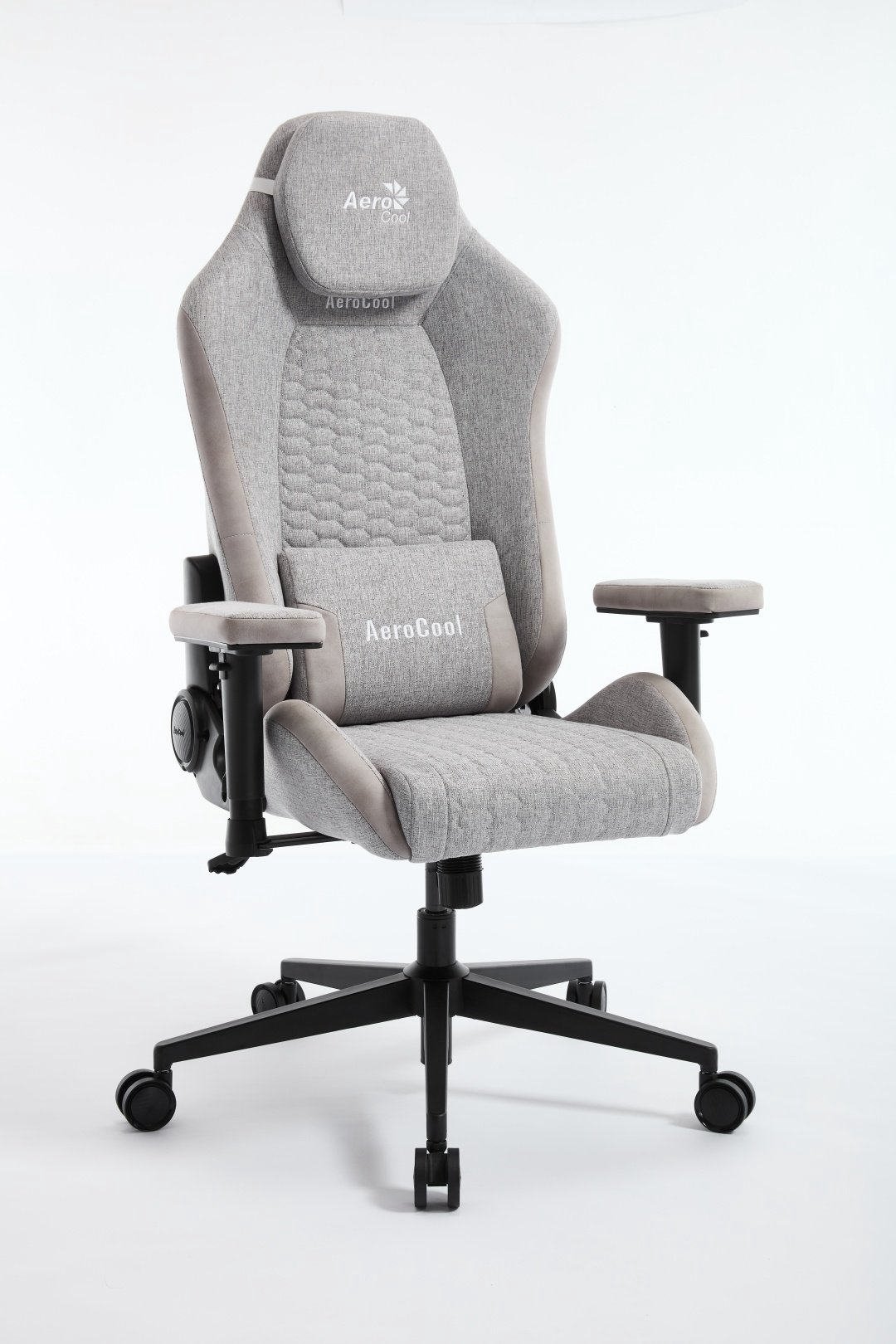 Игровое кресло AeroCool CROWN Loft Light Grey, черный, серый - ForteMarket Игровое кресло AeroCool CROWN Loft Light Grey, черный, серый купить,98039