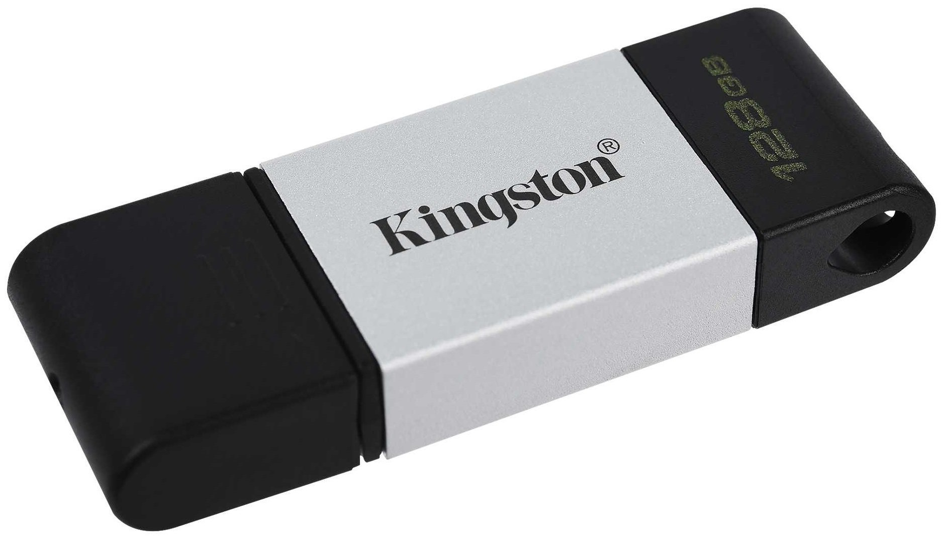 Kingston DataTraveler 80 128Gb серебристый купить,0