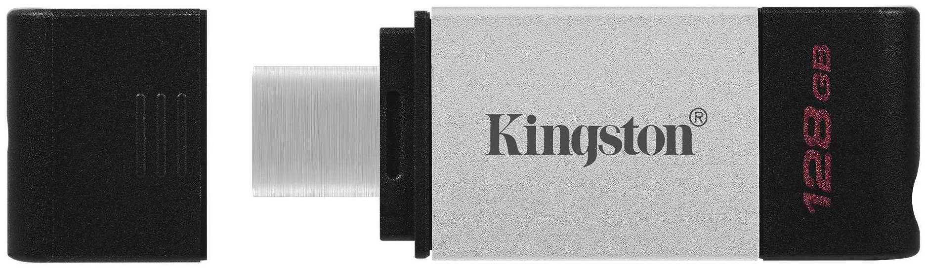Kingston DataTraveler 80 128Gb серебристый купить,0