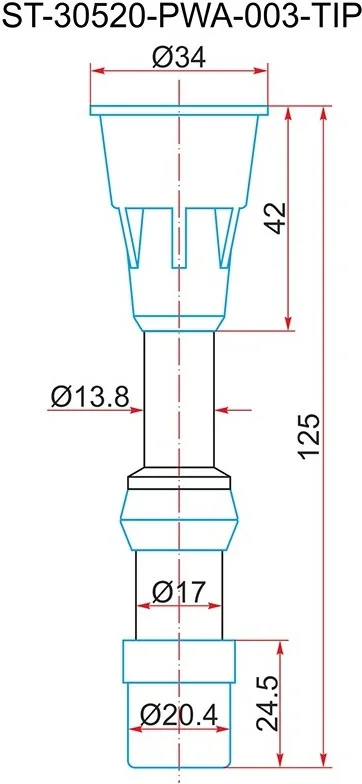 Наконечник катушки зажигания SAT ST-30520-PWA-003-TIP - ForteMarket Наконечник катушки зажигания SAT ST-30520-PWA-003-TIP купить,1742