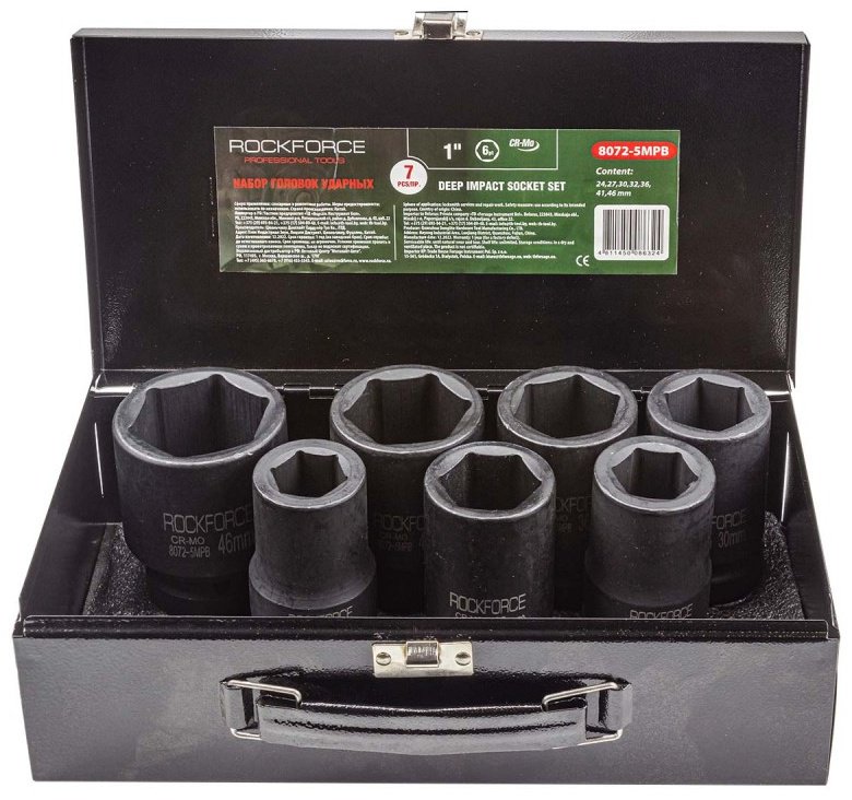 Набор оснастки универсальный 7 в 1 ROCKFORCE RF-8072-5MPB - ForteMarket Набор оснастки универсальный 7 в 1 ROCKFORCE RF-8072-5MPB купить,0