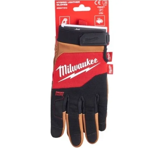 Перчатки Milwaukee 4932471913 черно-коричневые L/9 купить,NaN