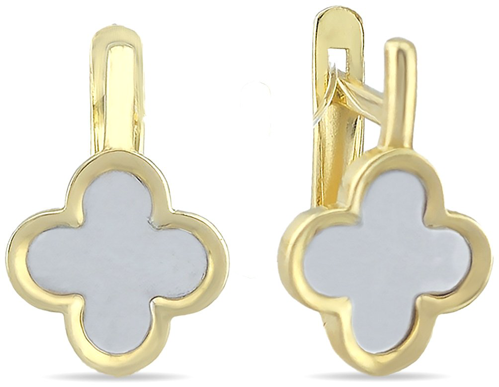 Серьги GOLDOS 2203985 вес 1.9 г золото, фианит купить,NaN