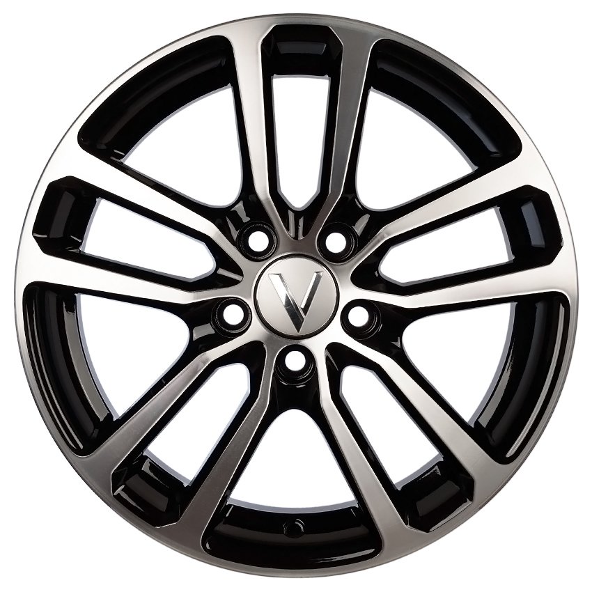 Комплект дисков Вектор B209 20911AB 5x100 R15x6 CB57,1 ET38 алмаз-черный 