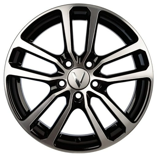 Комплект дисков Вектор B209 20911AB 5x100 R15x6 CB57,1 ET38 алмаз-черный 