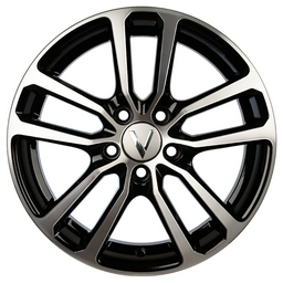 Комплект дисков Вектор B209 20911AB 5x100 R15x6 CB57,1 ET38 алмаз-черный 