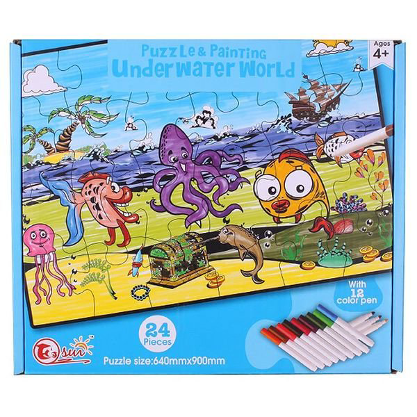 Пазлы Puzzles Подводный мир 24 деталей купить,NaN