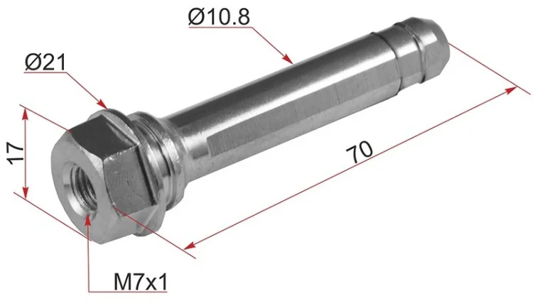 Направляющая втулка тормозного суппорта SAT ST-47715-30080 серый купить,1413