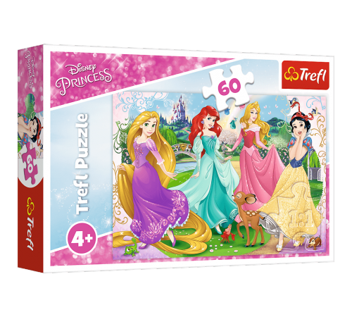 Пазлы Trefl Disney Princess Любимые принцессы 60 деталей купить,NaN
