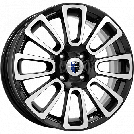 Комплект дисков K&K Неман-оригинал КС717 4x100 R15x6 CB56,6 ET39 дарк платинум купить,NaN