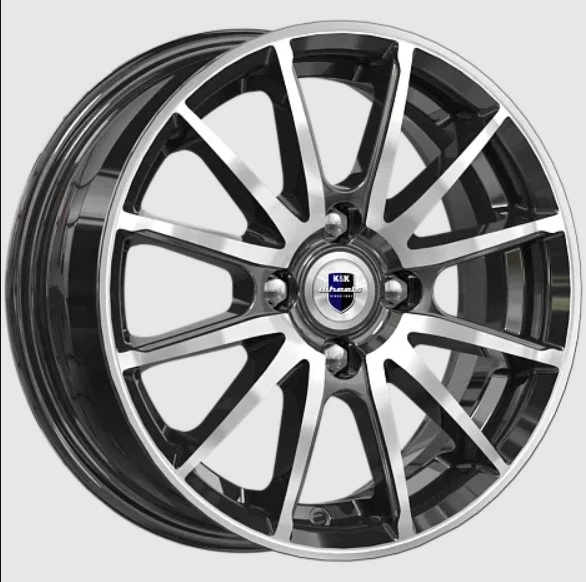 Комплект дисков K&K Квант 4x100 R14x5,5 CB56,6 ET40 алмаз черный купить,NaN
