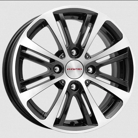 Комплект дисков K&K Беринг-оригинал КС648 4x100 R15x6,5 CB56,6 ET35 алмаз черный купить,NaN