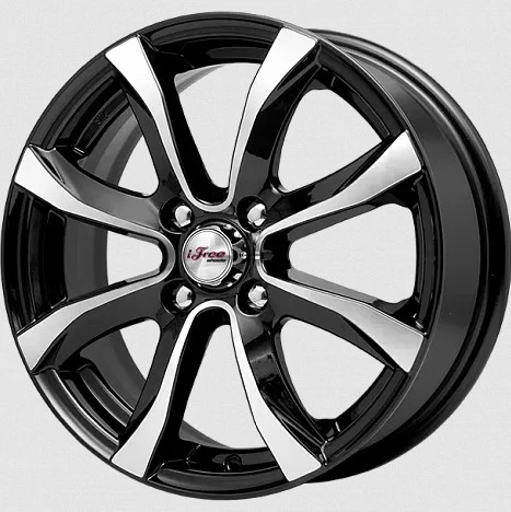 Комплект дисков iFree Дайс 4х100 R15х6 СВ60.1 ЕТ50 Блэк Джек купить,NaN