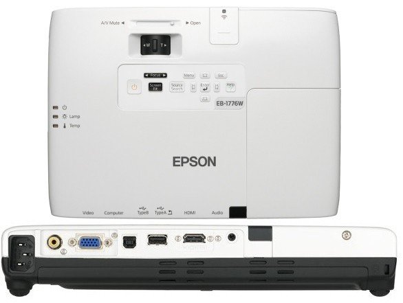 Проектор Epson EB-1776W V11H476040 белый - ForteMarket Проектор Epson EB-1776W V11H476040 белый купить,0