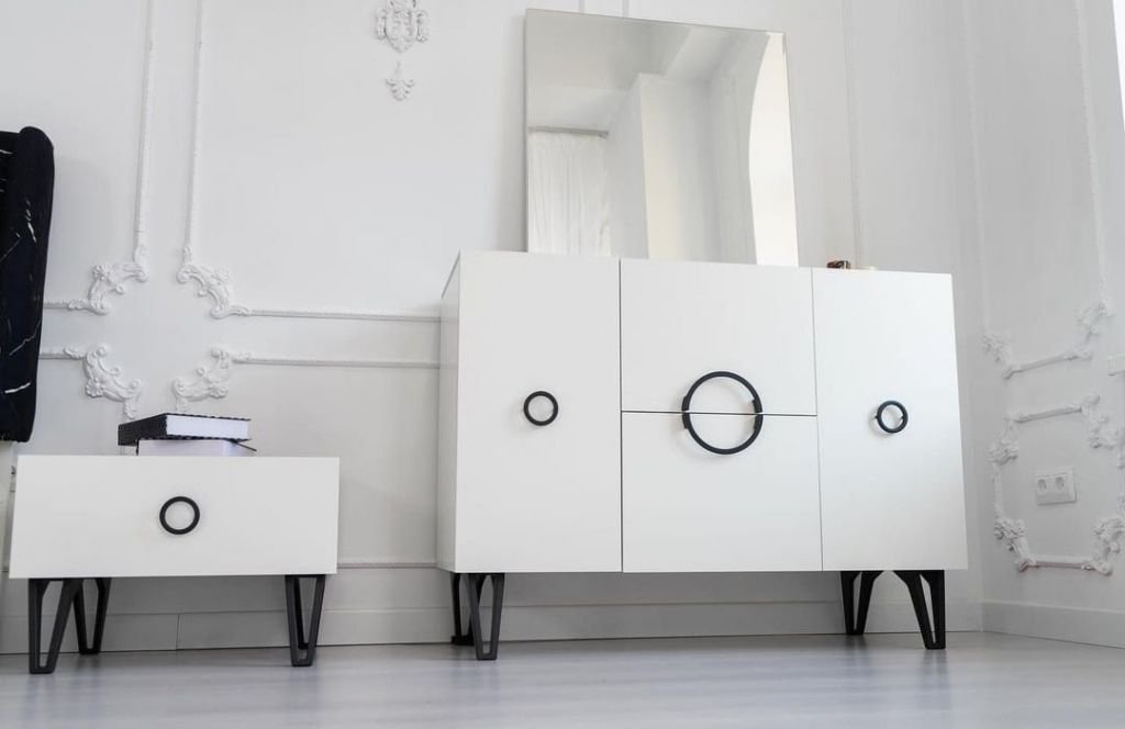 Спальный гарнитур Лидер Belotti De Riva 1800 черно-белый - ForteMarket Спальный гарнитур Лидер Belotti De Riva 1800 черно-белый купить,0