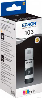 Чернила Epson 103 EcoTank C13T00S14A черные