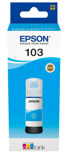 Чернила Epson 103 EcoTank C13T00S24A голубые