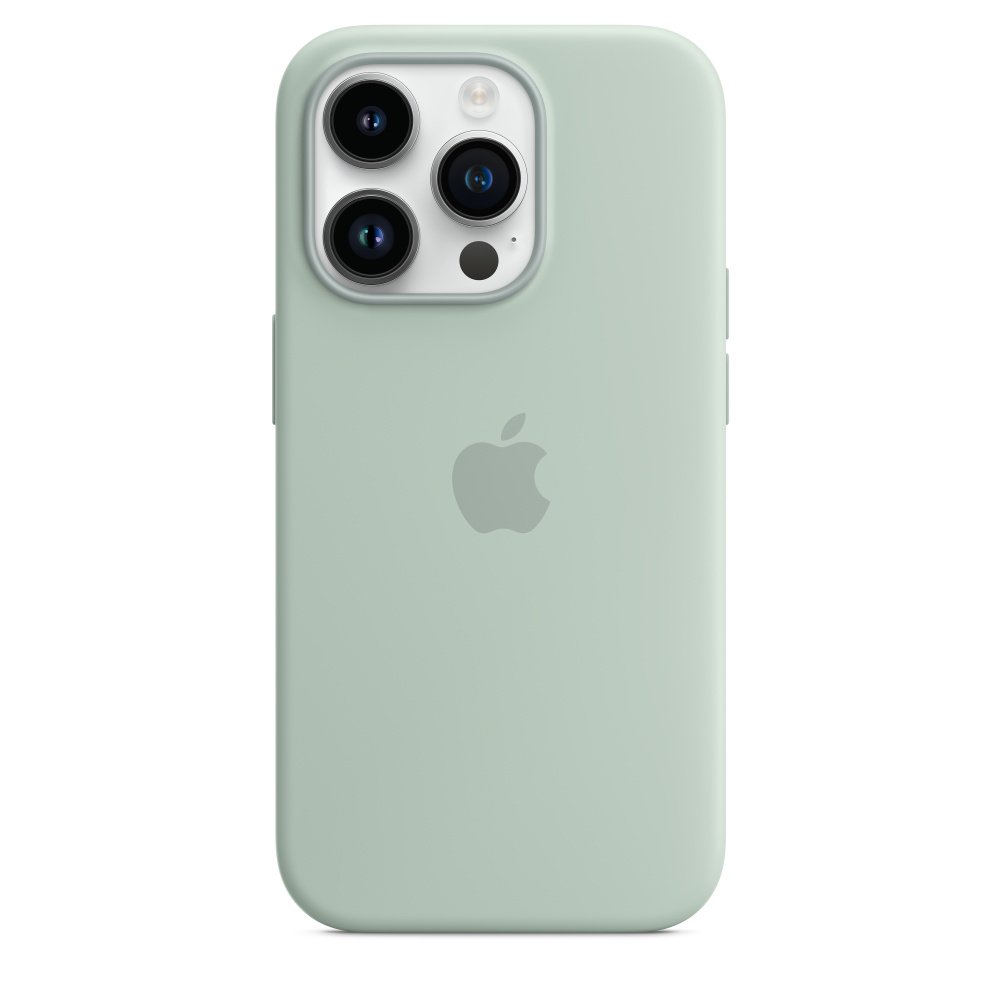 Чехол Apple для iPhone 14 Pro Silicone Case with MagSafe MPTL3ZM/A суккулентный купить,NaN