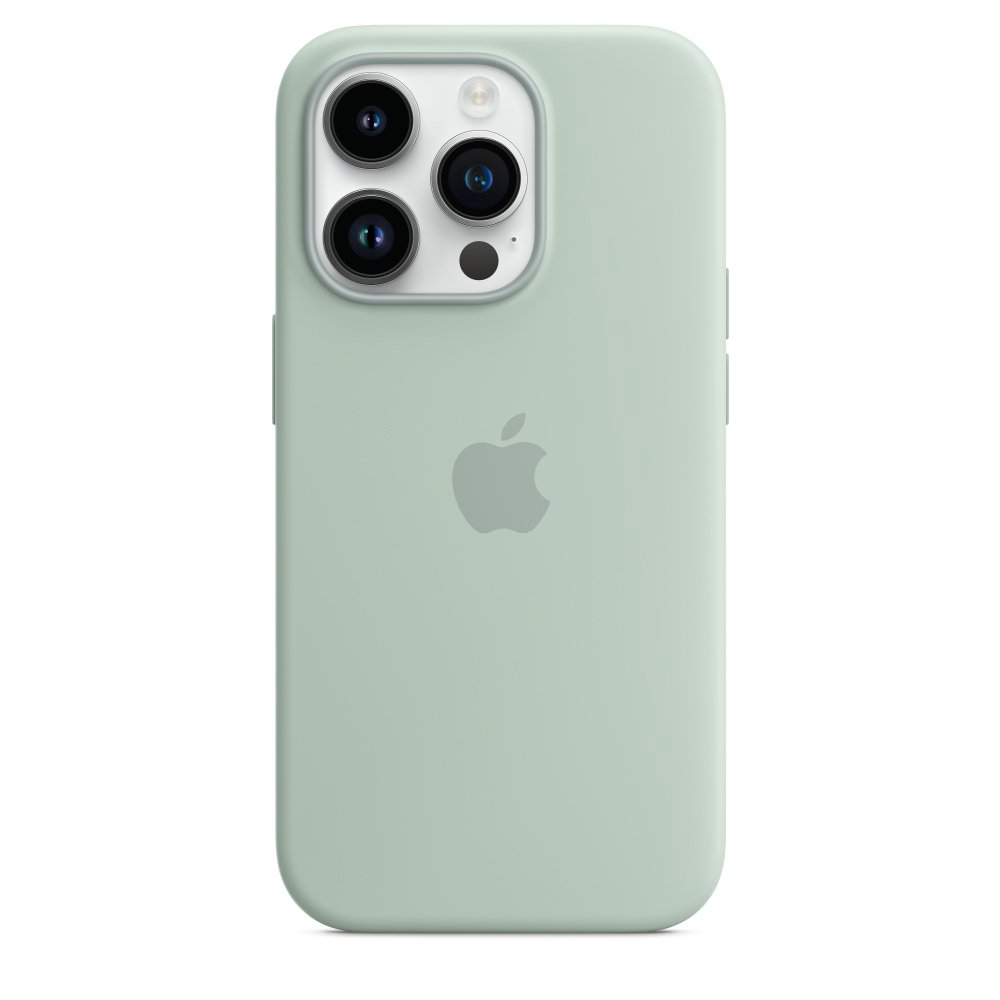 Чехол Apple для iPhone 14 Pro Silicone Case with MagSafe MPTL3ZM/A суккулентный купить,NaN