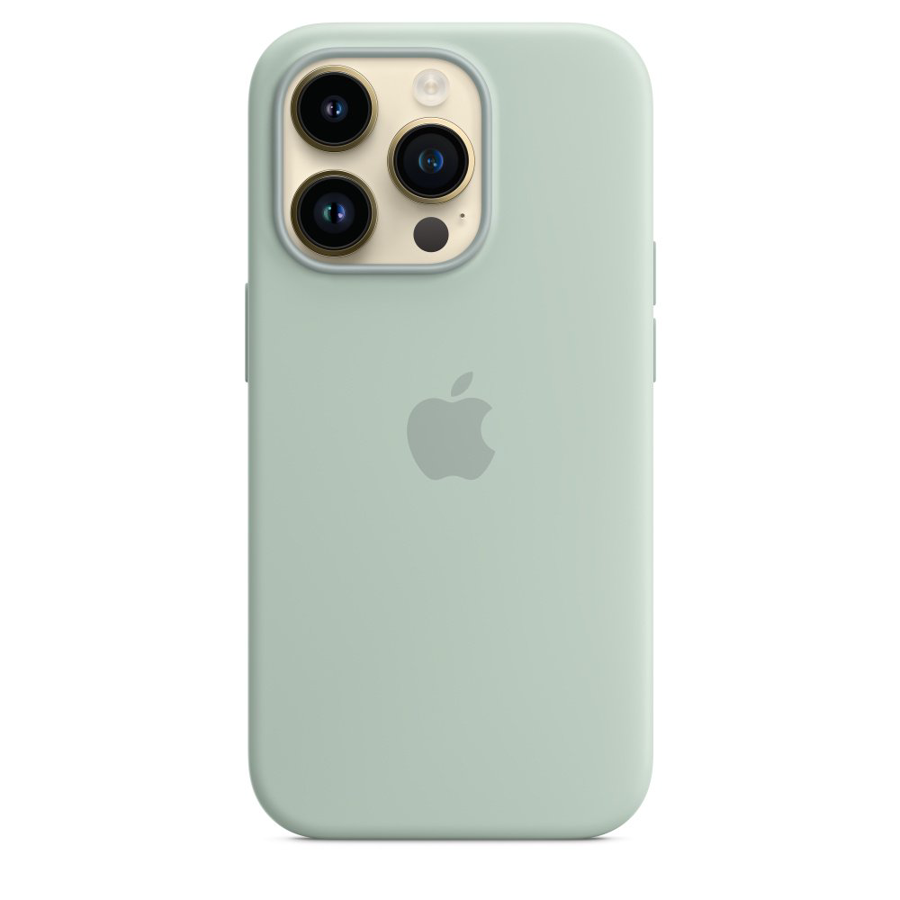 Чехол Apple для iPhone 14 Pro Silicone Case with MagSafe MPTL3ZM/A суккулентный купить,NaN