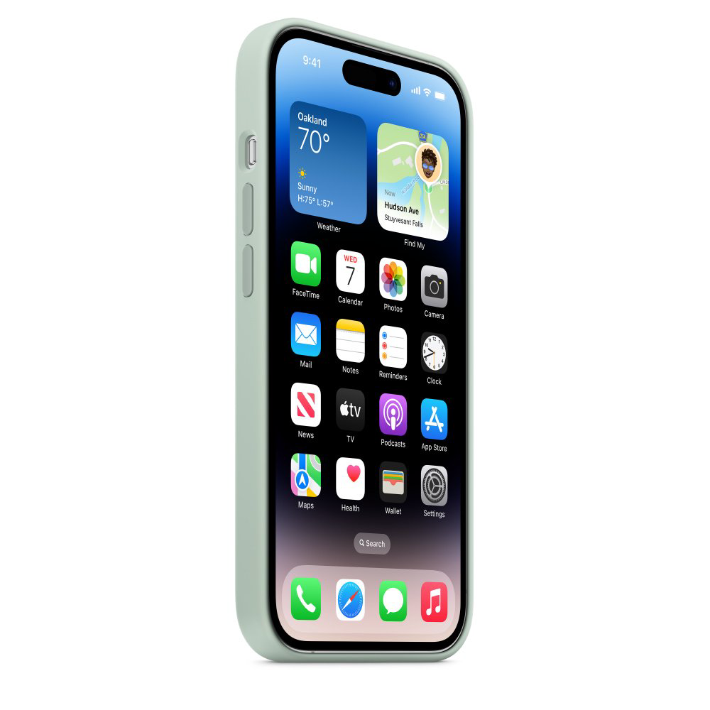 Чехол Apple для iPhone 14 Pro Silicone Case with MagSafe MPTL3ZM/A суккулентный купить,NaN