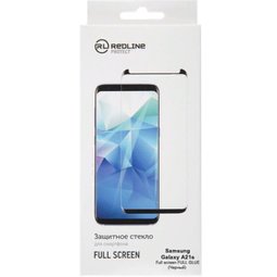 Стекло защитное Red Line Full Screen + Full Glue на Samsung A21s черное