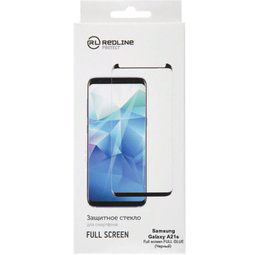 Стекло защитное Red Line Full Screen + Full Glue на Samsung A21s черное