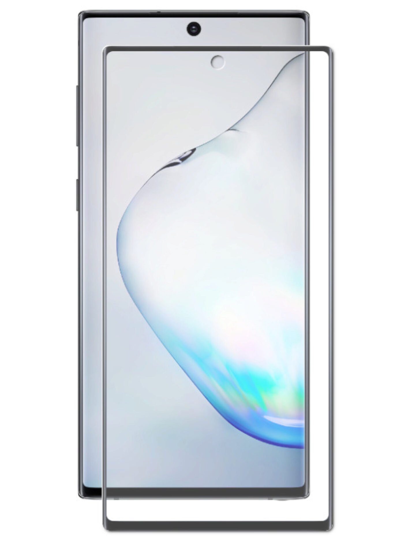Стекло защитное Red Line Full Screen + Full Glue на Samsung A71 черное