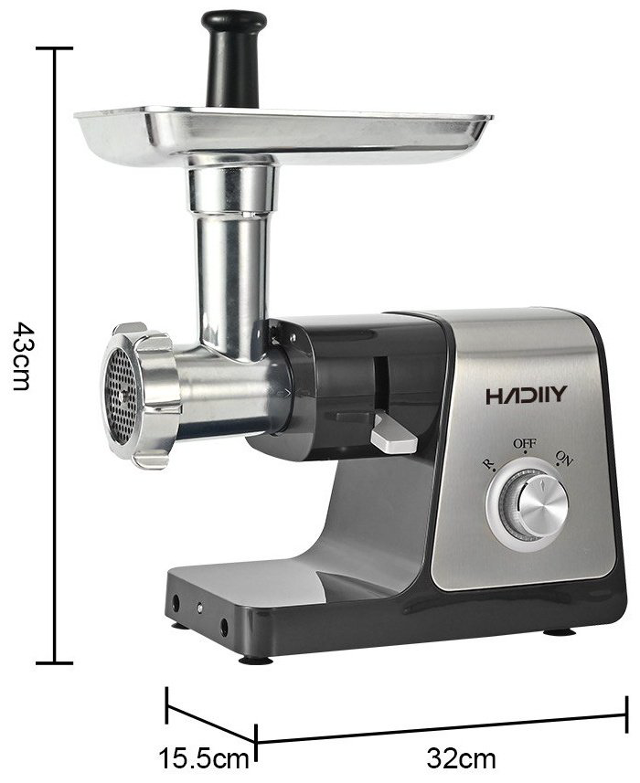Мясорубка HADIIY HD-519 серебристый купить,NaN