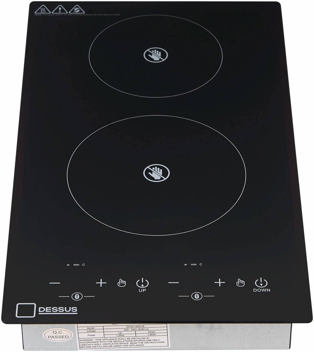Варочная поверхность Dessus DCGC-30001B черный