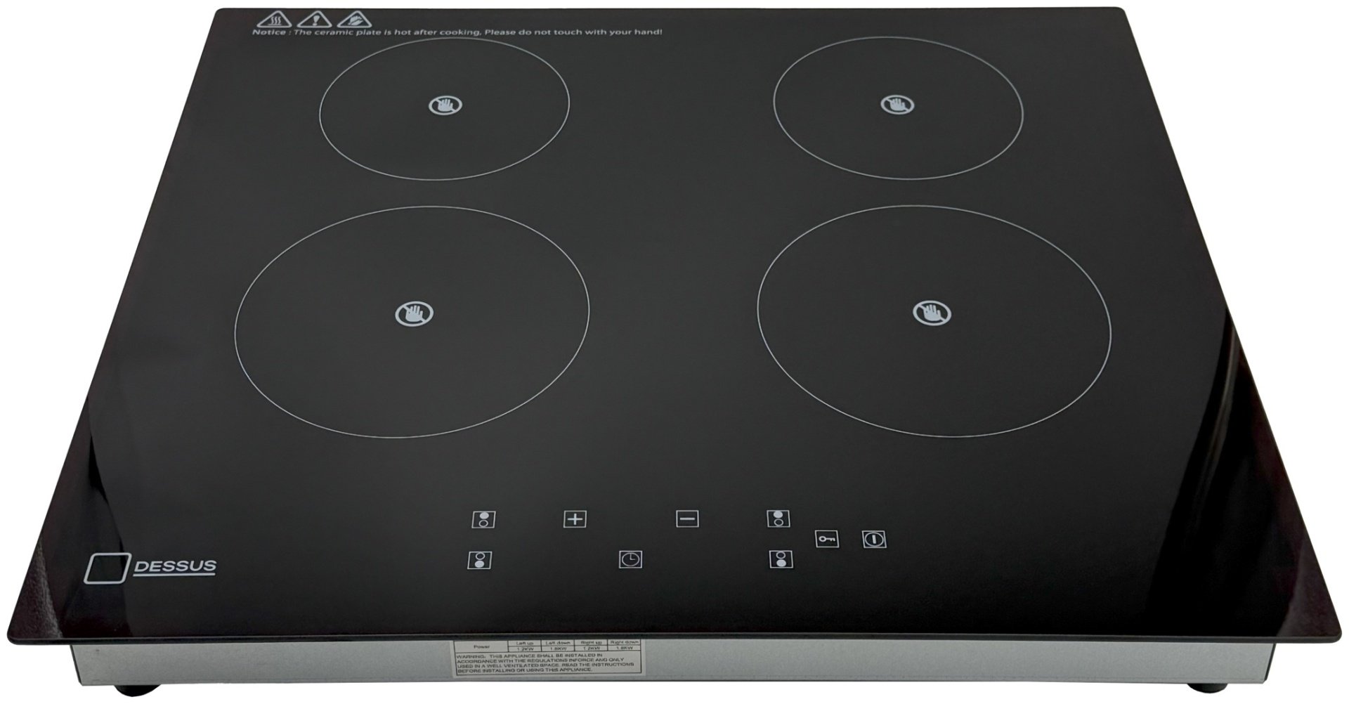 Варочная поверхность Dessus DCGC-60001B черный купить,0