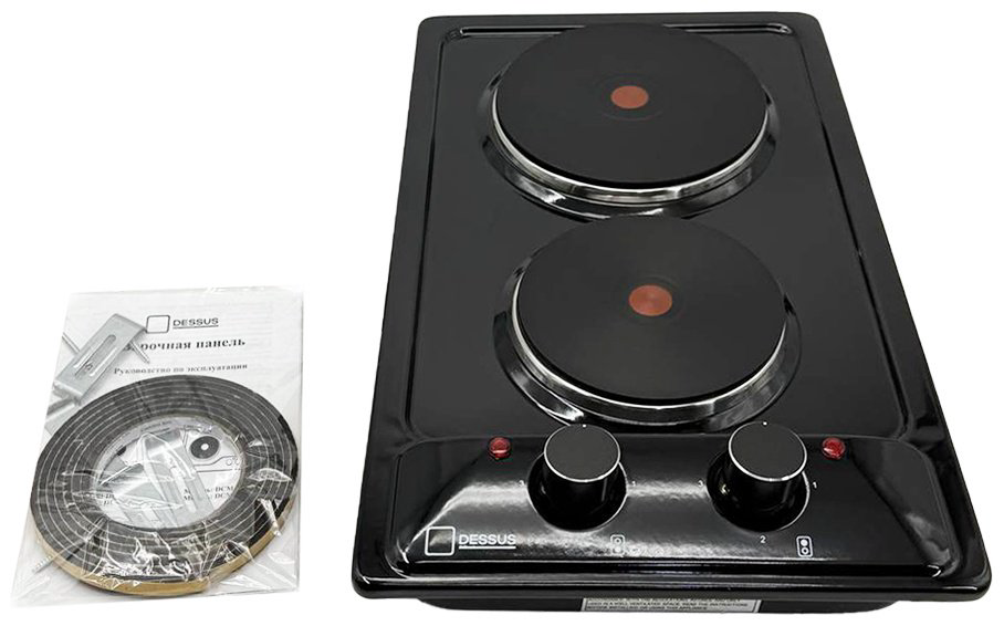 Варочная поверхность Dessus DCM-30001B черный купить,NaN