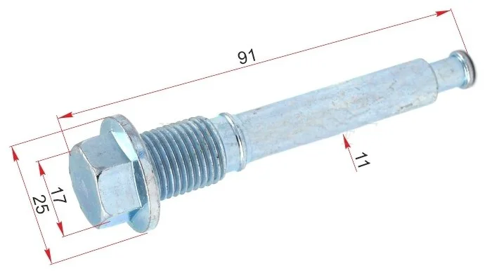 Направляющая втулка тормозного суппорта SAT ST-MB618228 серый купить,971