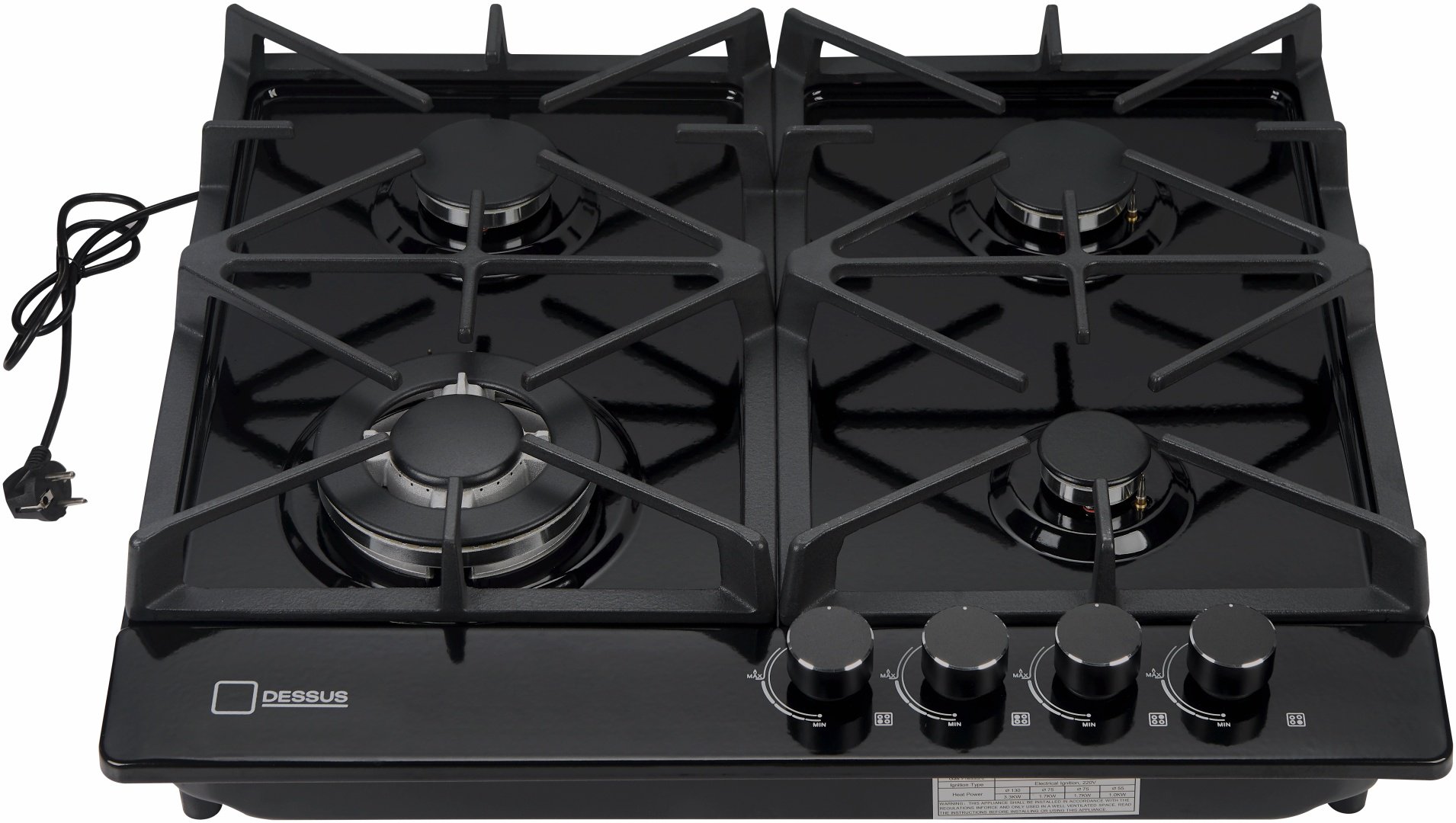 Варочная поверхность Dessus DCM64006B черный купить,NaN