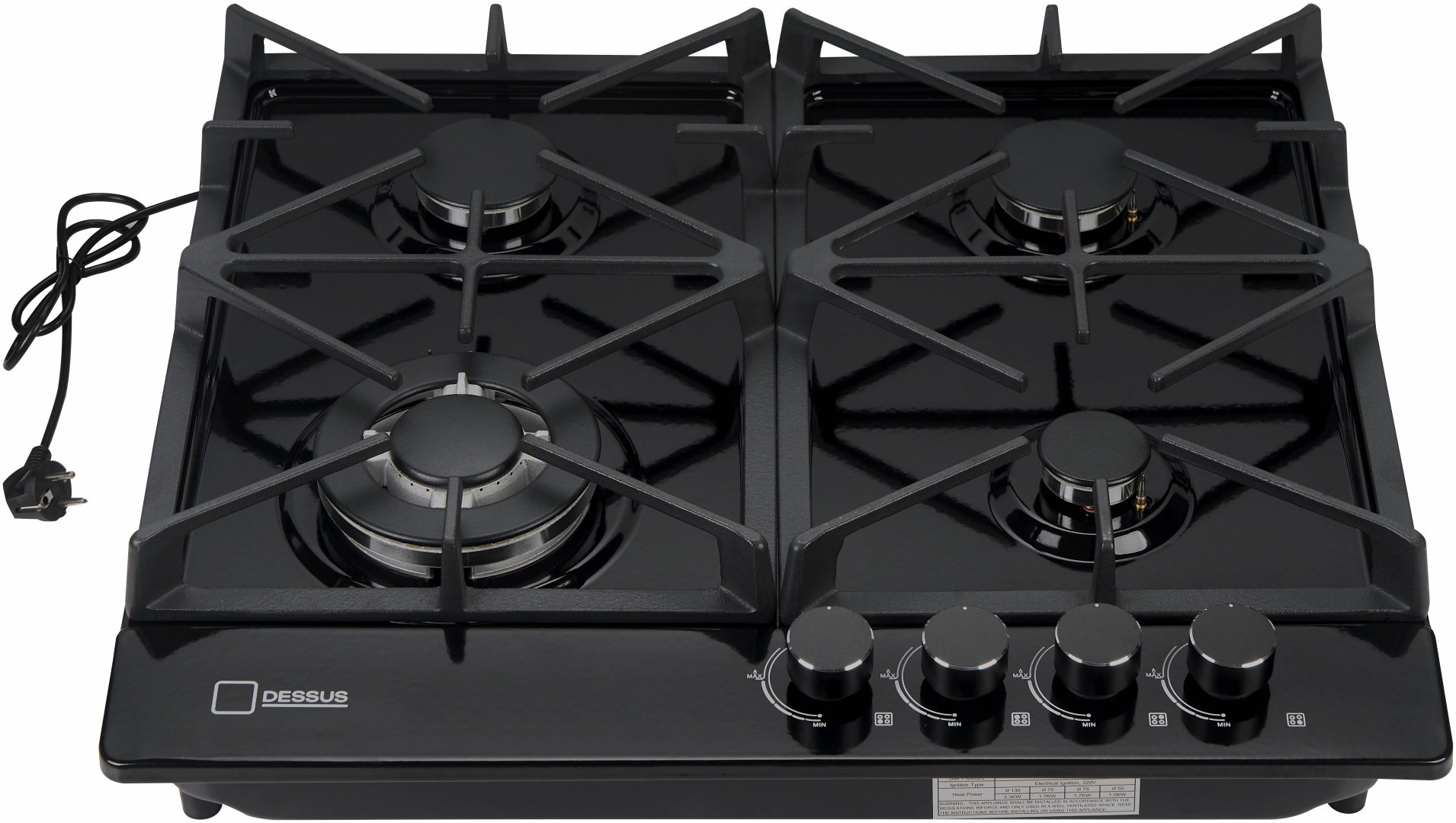 Варочная поверхность Dessus DCM64006B черный купить,NaN