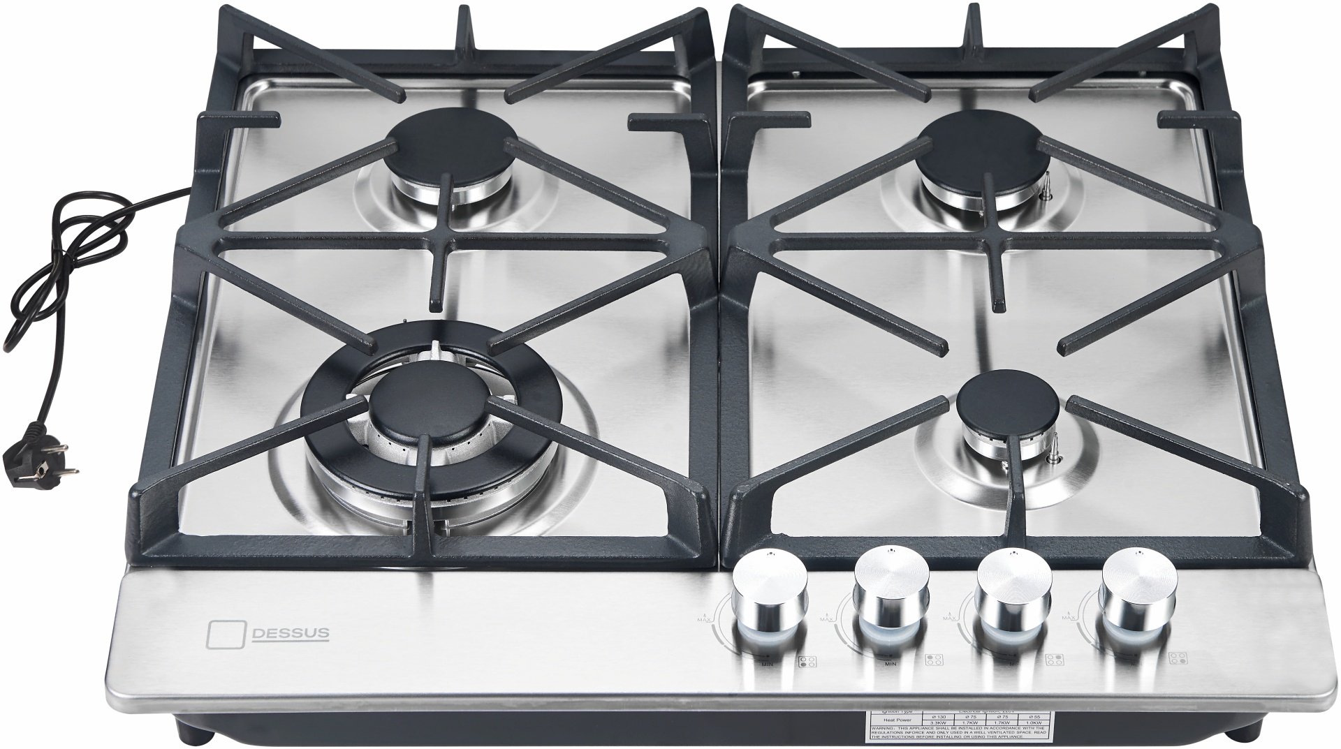Варочная поверхность Dessus DCM64006S серебристый купить,NaN