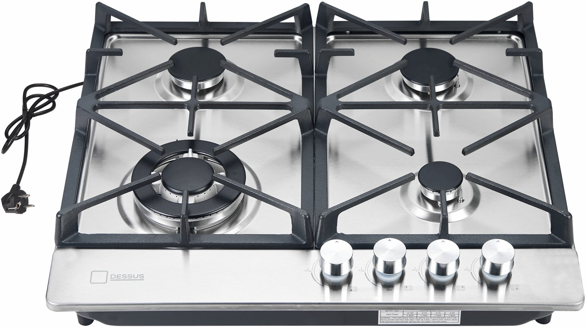 Варочная поверхность Dessus DCM64006S серебристый купить,NaN