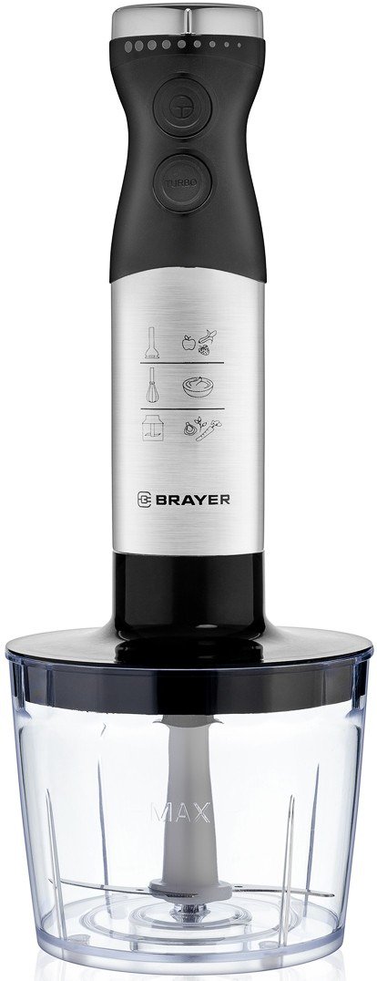Блендер Brayer BR1244 серебристо-черный - ForteMarket Блендер Brayer BR1244 серебристо-черный купить,0