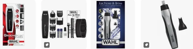 Триммер для усов и бороды Wahl Groomsman All in 1 Trimmer Black + Wahl Nose Trimmer