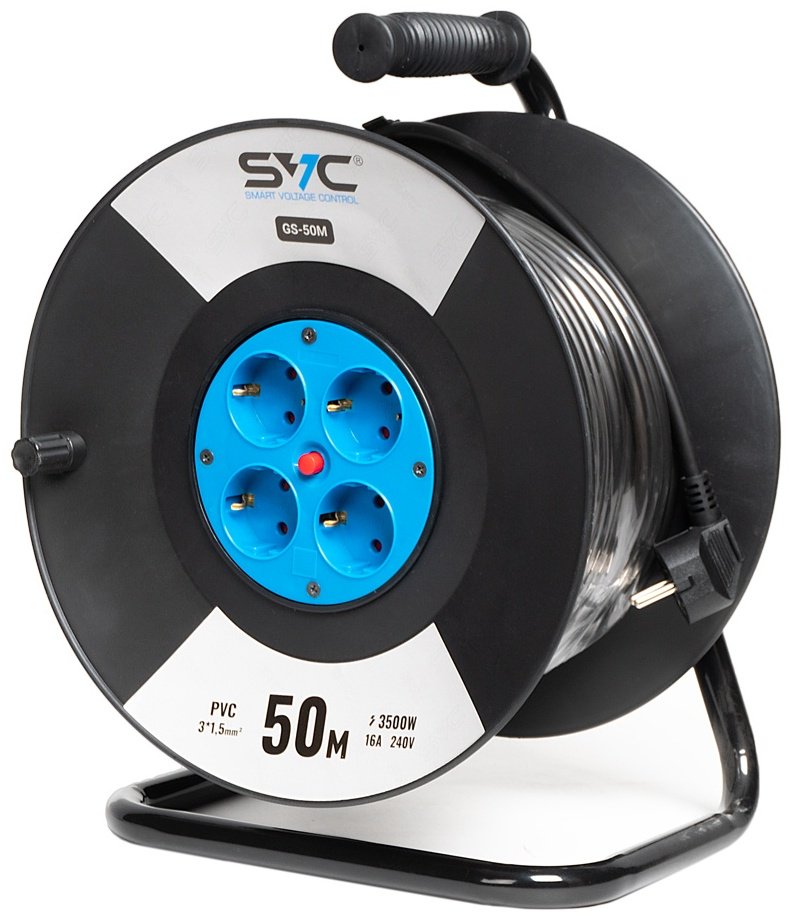 Удлинитель на катушке SVC GS-50M 50 м