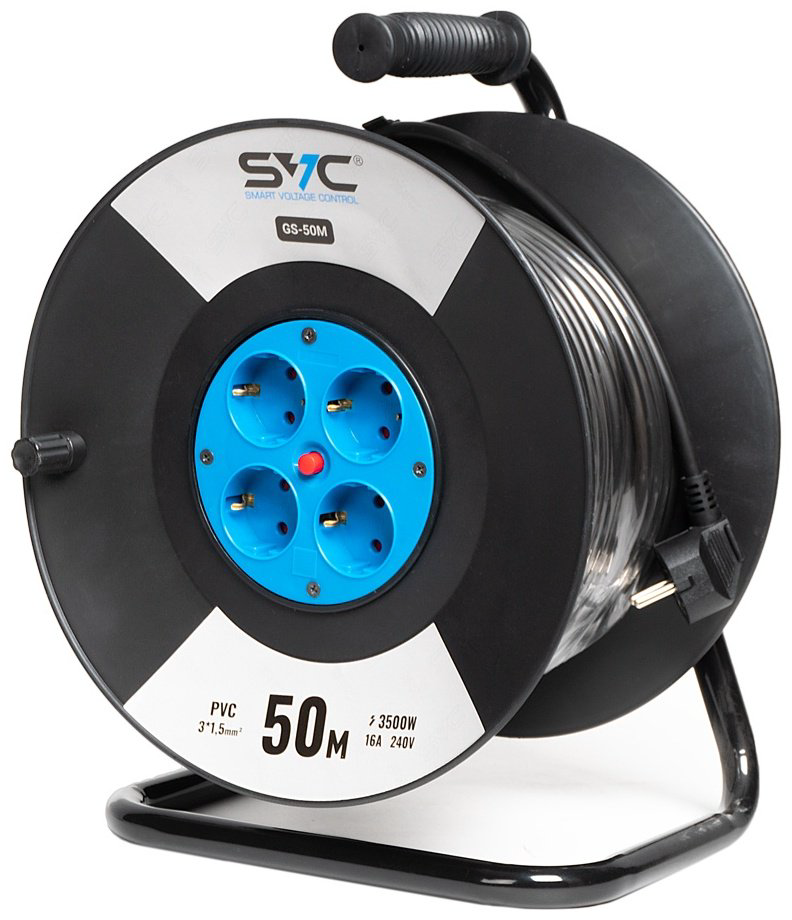 Удлинитель на катушке SVC GS-50M 50 м купить,23050