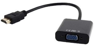 Переходник Cablexpert HDMI-VGA 0.15 м A-HDMI-VGA-03