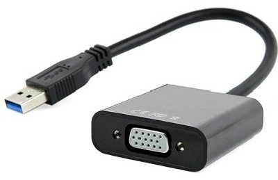 Переходник Cablexpert USB 3.0 - VGA 0.15 м AB-U3M-VGAF-01