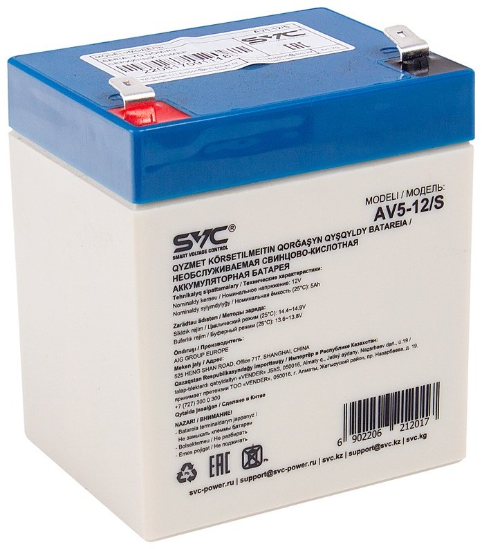 Аккумулятор SVC AV5-12/S