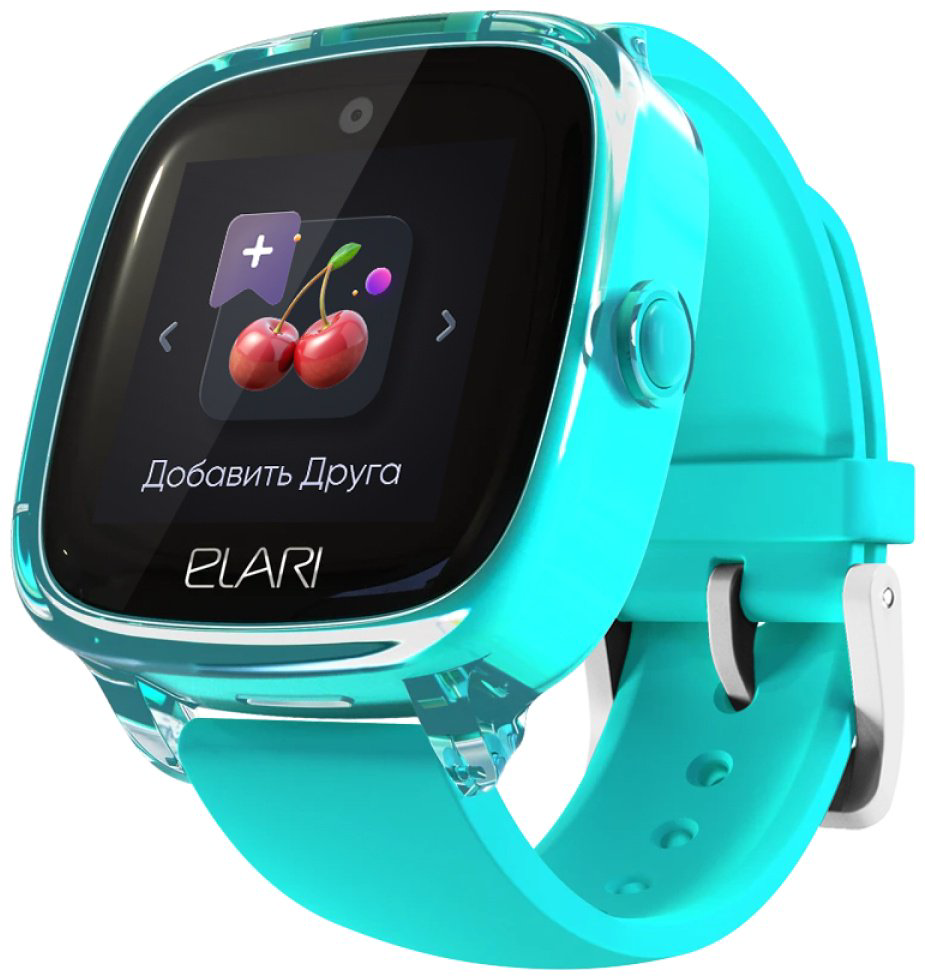 Смарт-часы Elari KidPhone Fresh 4G 35.6 мм зеленый купить,NaN