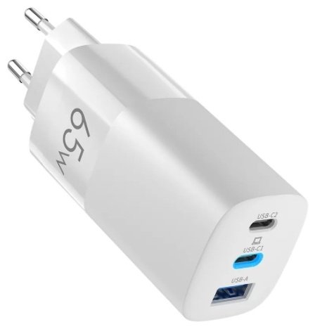 Зарядное устройство OLMIO USB - Type-C 65W белый - ForteMarket Зарядное устройство OLMIO USB - Type-C 65W белый купить,0