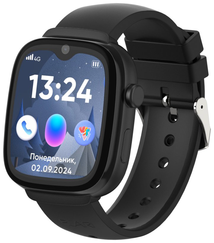 Смарт-часы Elari KidGram Watch 48 мм черный купить,NaN