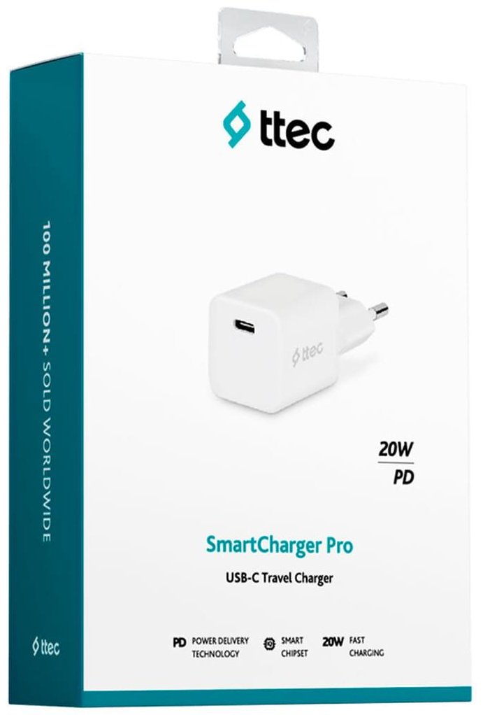 Зарядное устройство TTEC 2SCP01B белый купить,0
