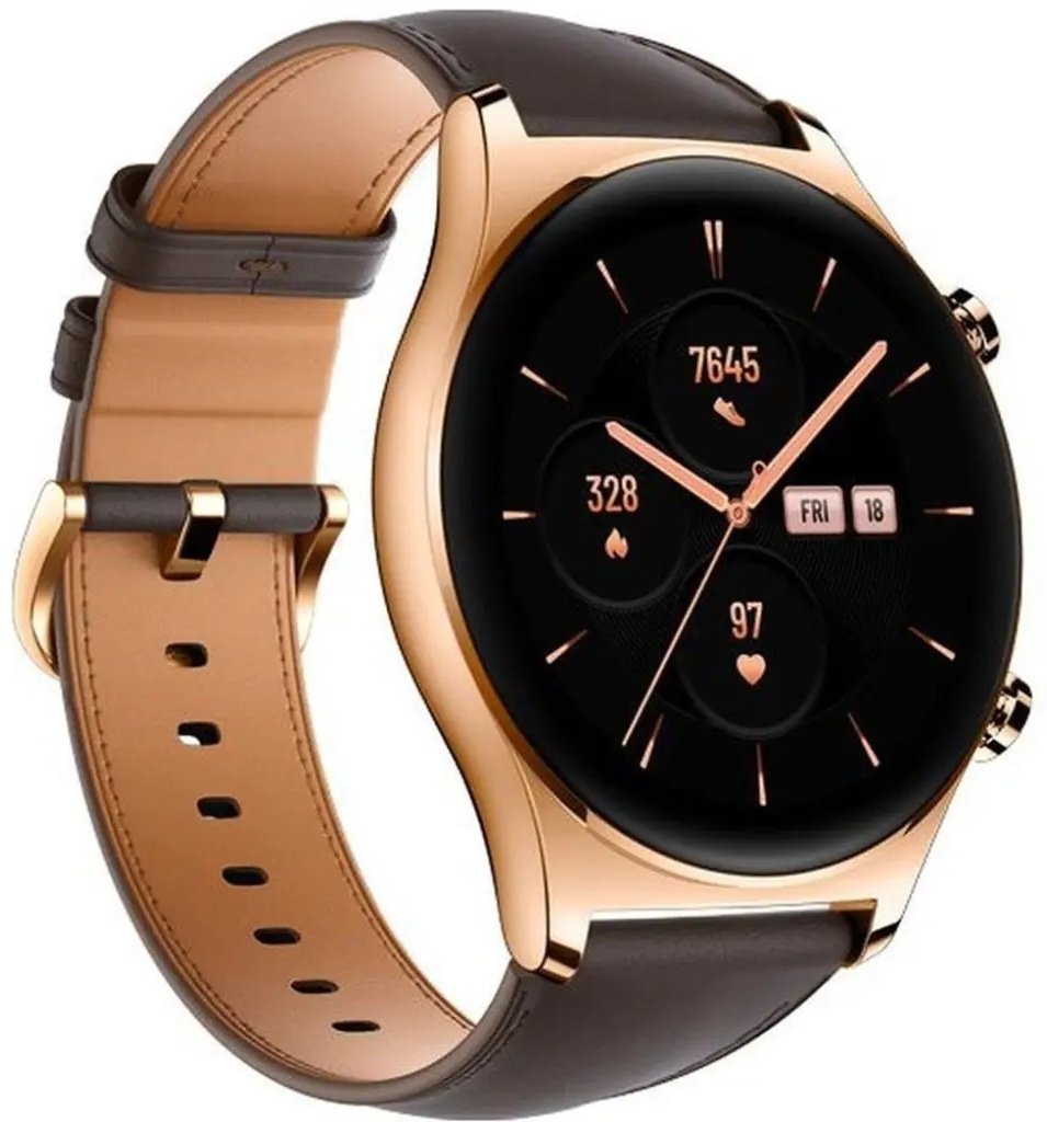 Смарт-часы HONOR Watch GS 3 золотистый-коричневый - ForteMarket Смарт-часы HONOR Watch GS 3 золотистый-коричневый купить,0
