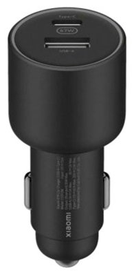 Зарядное устройство Xiaomi 67W CAR CHARGER CC07ZM USB Type-C, USB черный